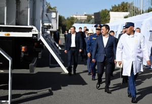 PRESIDENT TRANSFERRED TWO MOBILE HOSPITALS TO THE MINISTRY OF EMERGENCY SITUATIONS TO PROVIDE MEDICAL ASSISTANCE TO VICTIMS IN THE EMERGENCY ZONE
