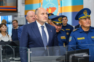 HEAD OF THE RUSSIAN MINISTRY OF EMERGENCY SITUATIONS ALEXANDER KURENKOV FAMILIARIZED WITH THE ACTIVITIES OF THE "112 SERVICE"