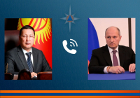 MINISTER BOOBEK AZHIKEEV HELD A TELEPHONE CONVERSATION WITH ALEXANDER KURENKOV