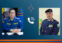 MINISTER BOOBEK AZHIKEYEV IN A TELEPHONE CONVERSATION WITH THE PALESTINIAN MINISTER DISCUSSED DELIVERIES OF HUMANITARIAN AID TO THE POPULATION OF THE GAS SECTOR