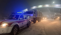KYRGYZ RESCUERS RETURNED HOME FROM KAZAKHSTAN