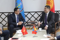 MINISTER️ RECEIVED️ THE️ AMBASSADOR️ OF️ MONGOLIA️ TO️ THE️ KYRGYZ️ REPUBLIC