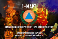 1-МАРТ ЖАРАНДЫК КОРГОНУУНУН БҮТКҮЛ ДҮЙНӨЛҮК КҮНҮ