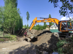 Таласта сел каналдары тазаланып, 603 үй корголду