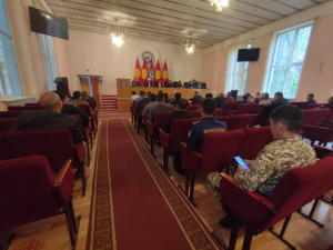 Баткен: В городе Кызыл-Кия проходят командно-штабные учения